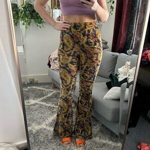 Urban Outfitters Velvet Bell-bottoms